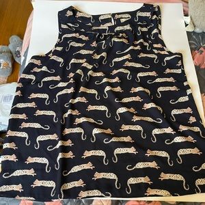 LOFT: Cheetah Dress Tank Top